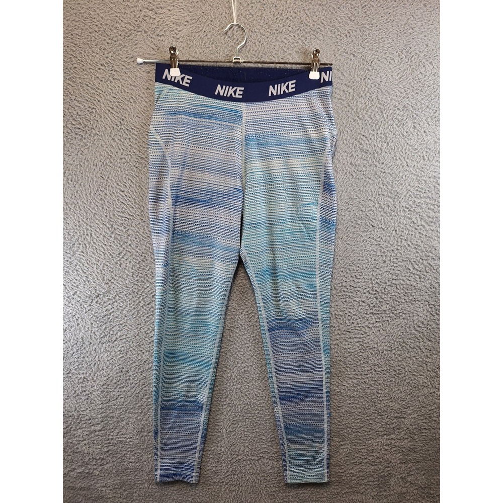 Nike Leggings Womens L (Fits W29 x L28) Dri-FIT Tights Activewear Gym Athleisure